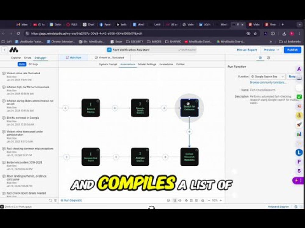 Automated AI-driven Fact Checking using Google Search.