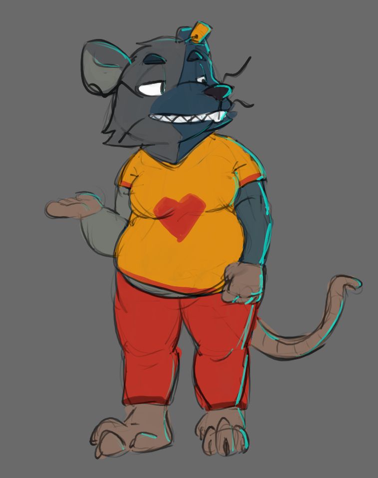 Mad Rat from Mad Rat Dead in a casual outfit with a smile on his face
