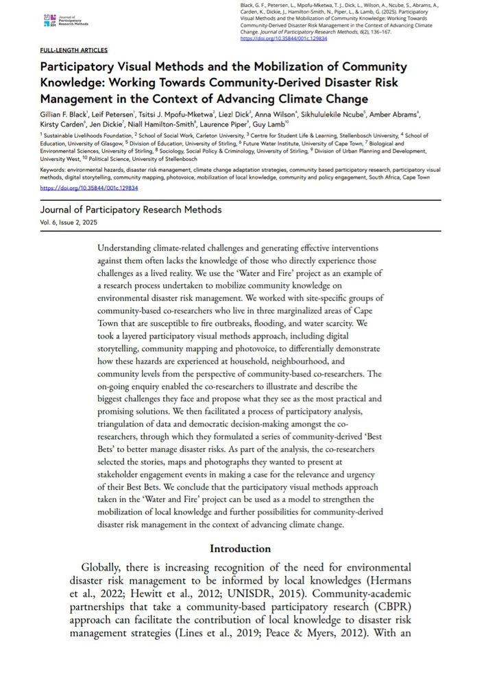 Screenshot of the journal article first page