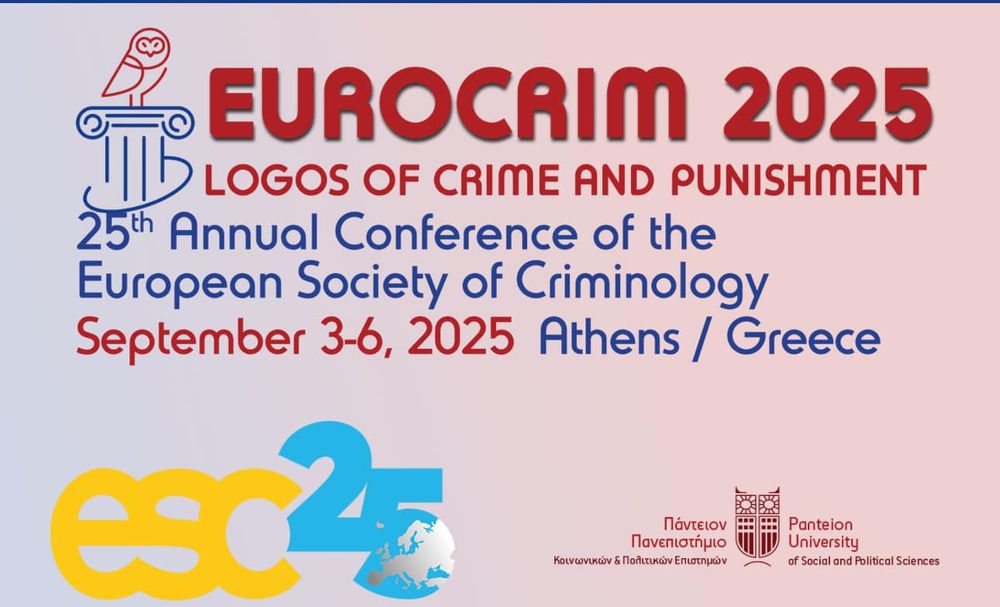 European Society of Criminology conference logo and dates