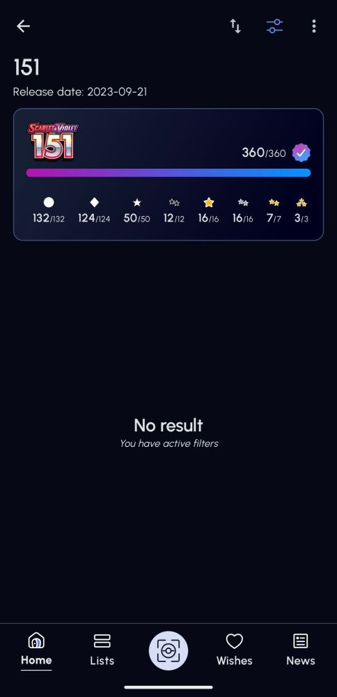 Completed 151 Master Set