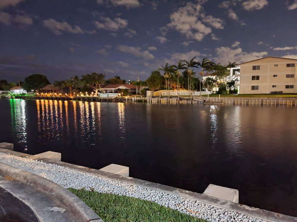 Fort Lauderdale canal at sunrise