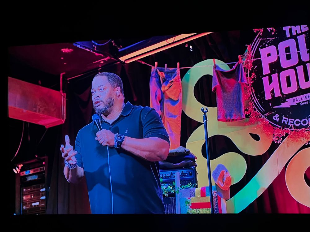 Comedian Cerrome Russell in “Son of Sumter”