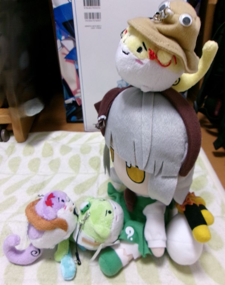 ふも妖夢と遊んでいるすくすくたち