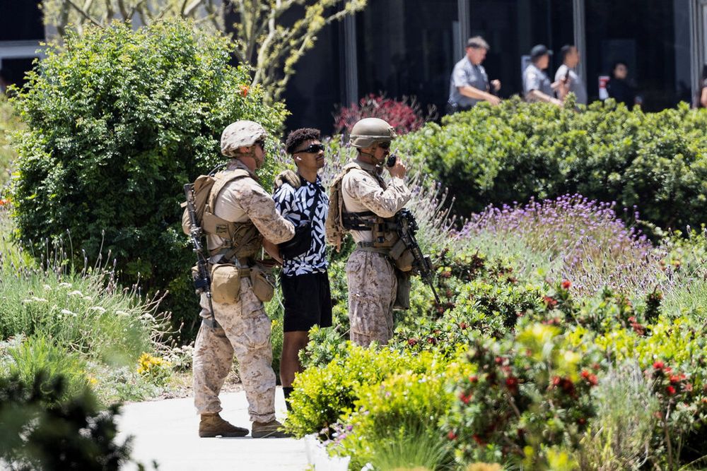 Marines, in a Rare Move, Briefly Detain Man in Los Angeles