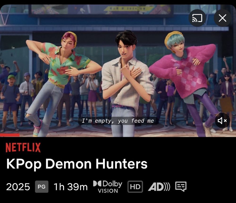 KPop Demon Hunters was a very fun watch!