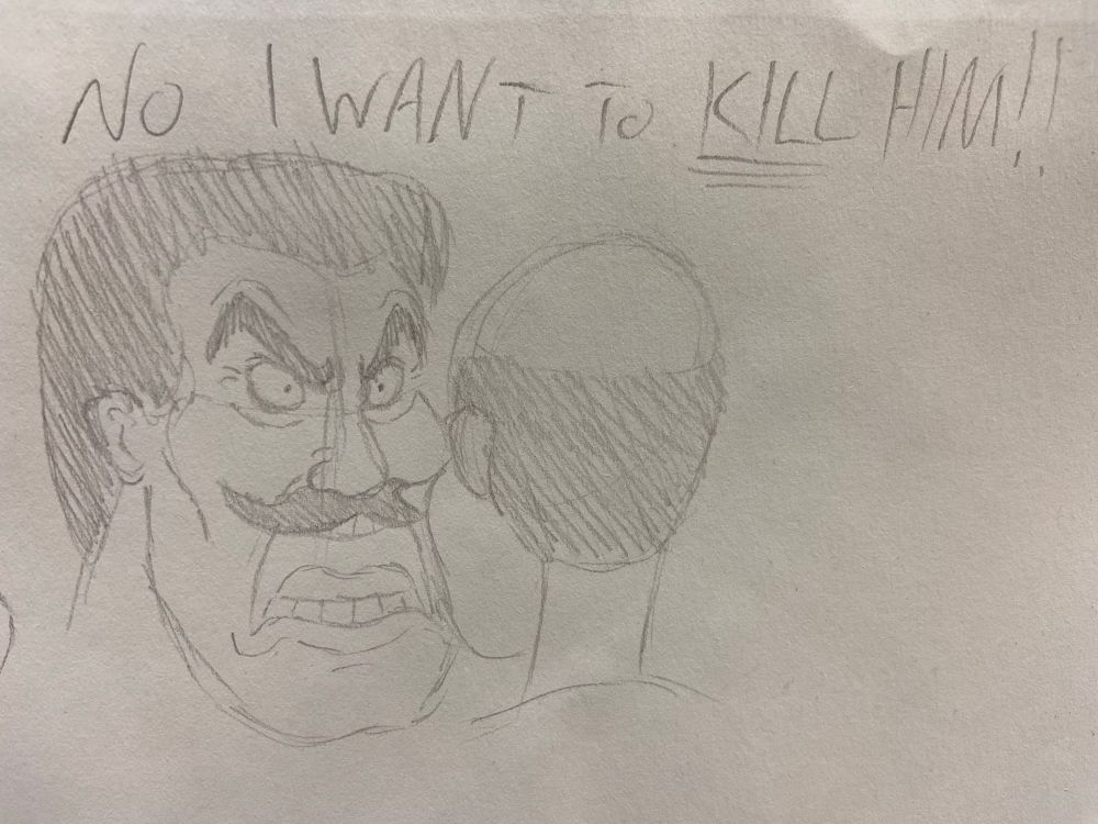 Stalin angrily responds “No i want to KILL him!!!”