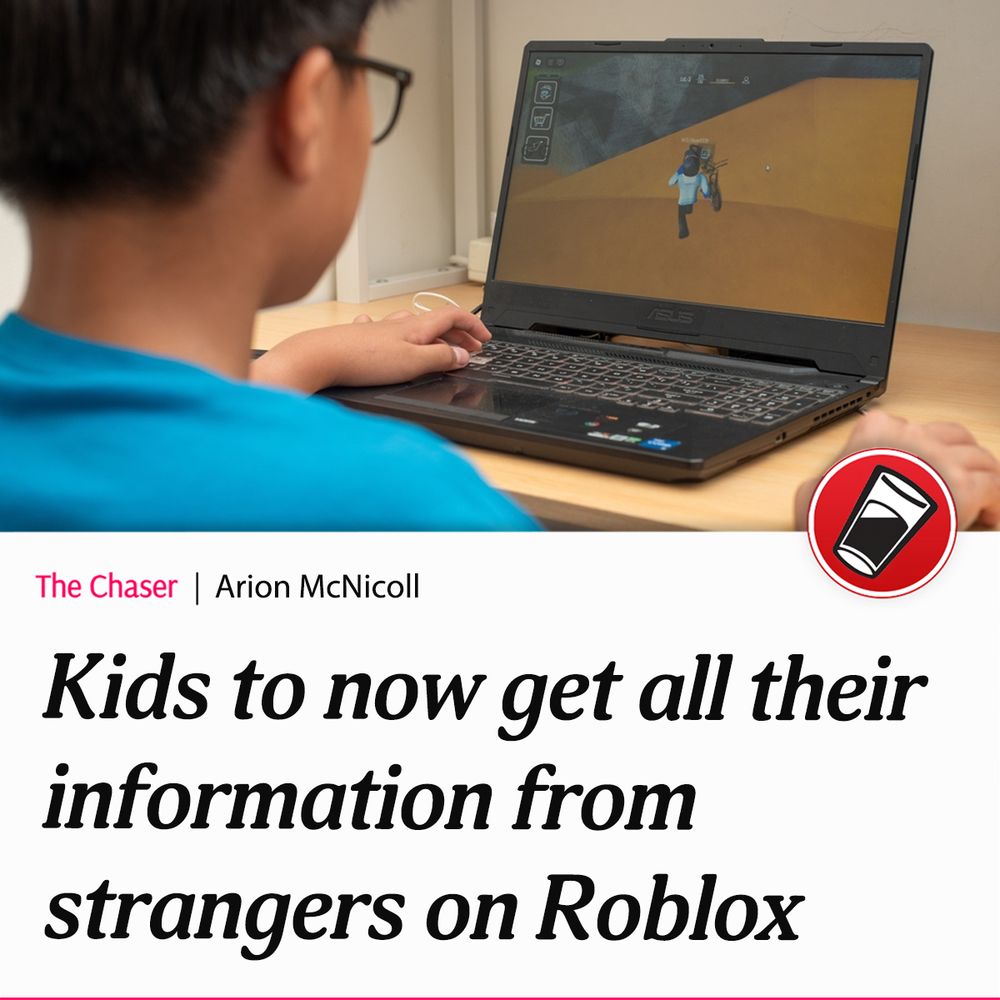 Kids to now get all their information from strangers on Roblox