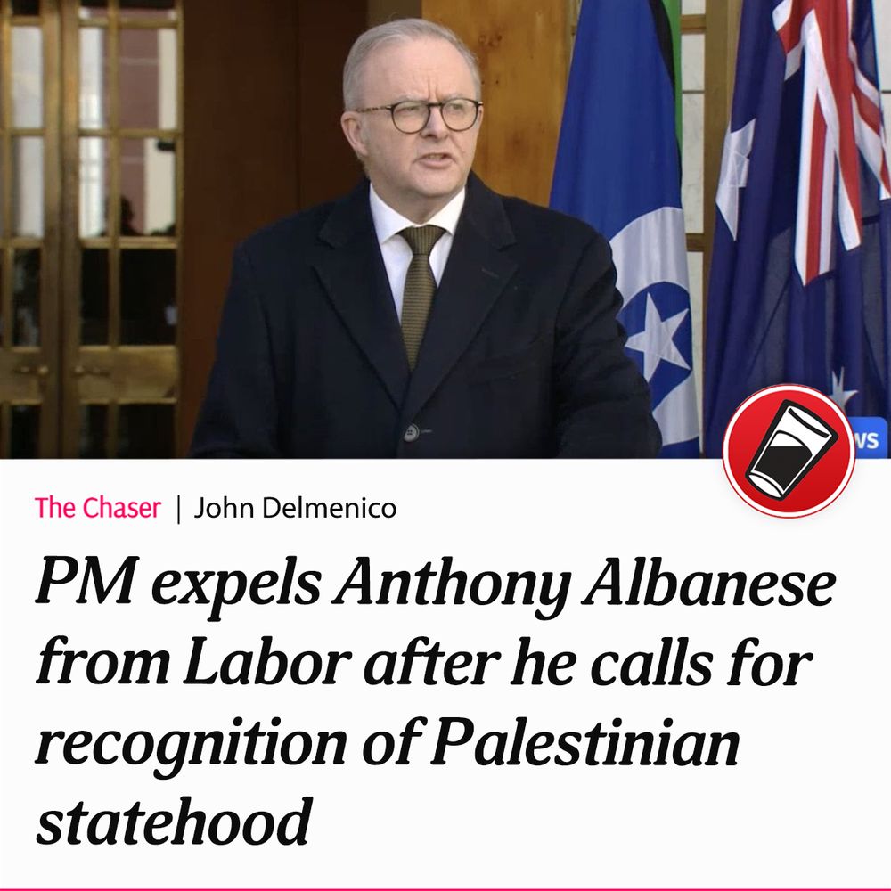 PM expels Anthony Albanese from Labor after he calls for recognition of Palestinian statehood