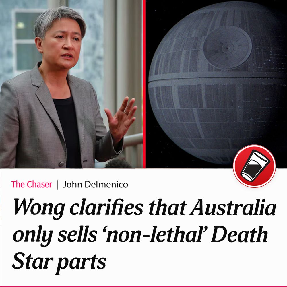 Wong clarifies that Australia only sells 'non-lethal' Death Star parts