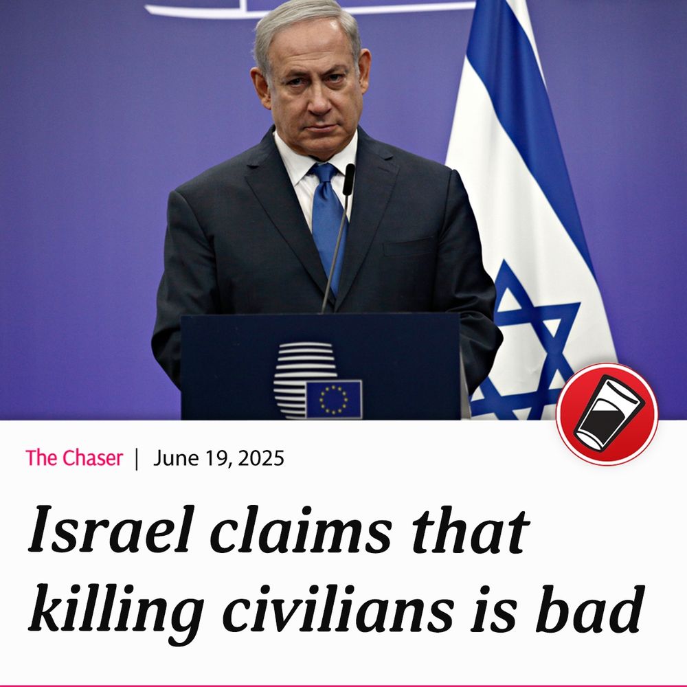 Israel claims that killing civilians is bad