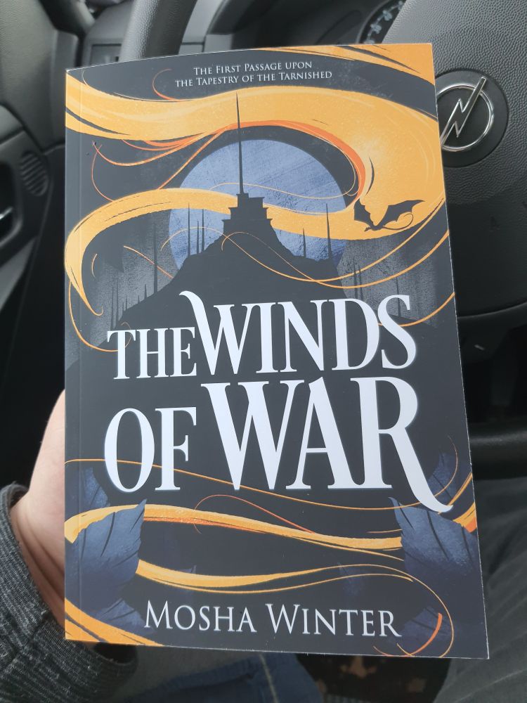 A book titled "The Winds Of War" by Mosha Winter