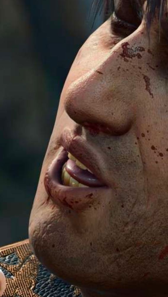 Screenshot of Lord Enver Gortash's mouth, so sultry and sexy and not uncomfortable in any way, I promise. 
