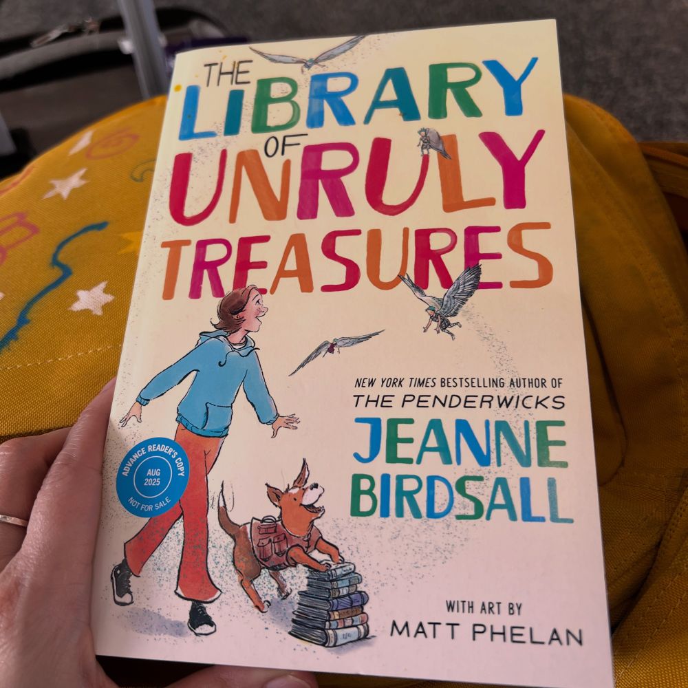 Cover of library of unruly treasures by Jeanne Birdsall 