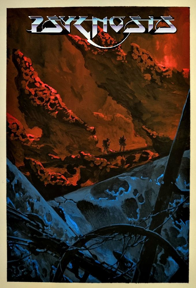 Clearly the cover for an unreleased 90s video game, so I crudely added the Psygnosis logo.