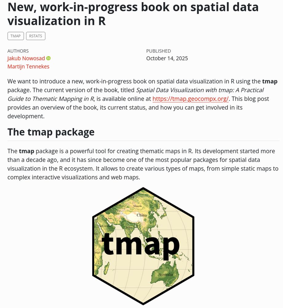 A screenshot of the blog post