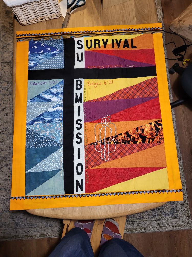Quilted wall hanging