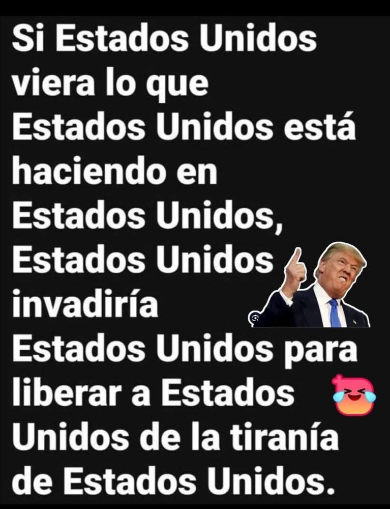 If the US could see what was happening in the US right now, it would invade the US to free it from the tyranny of the US