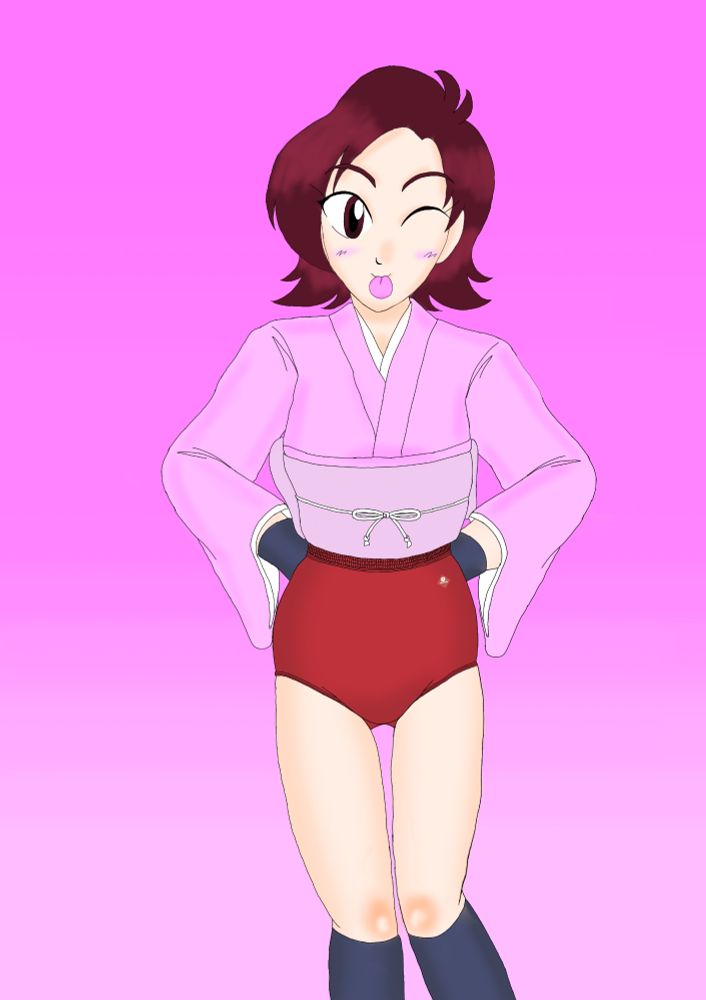 文字無しver(エンジ差分)