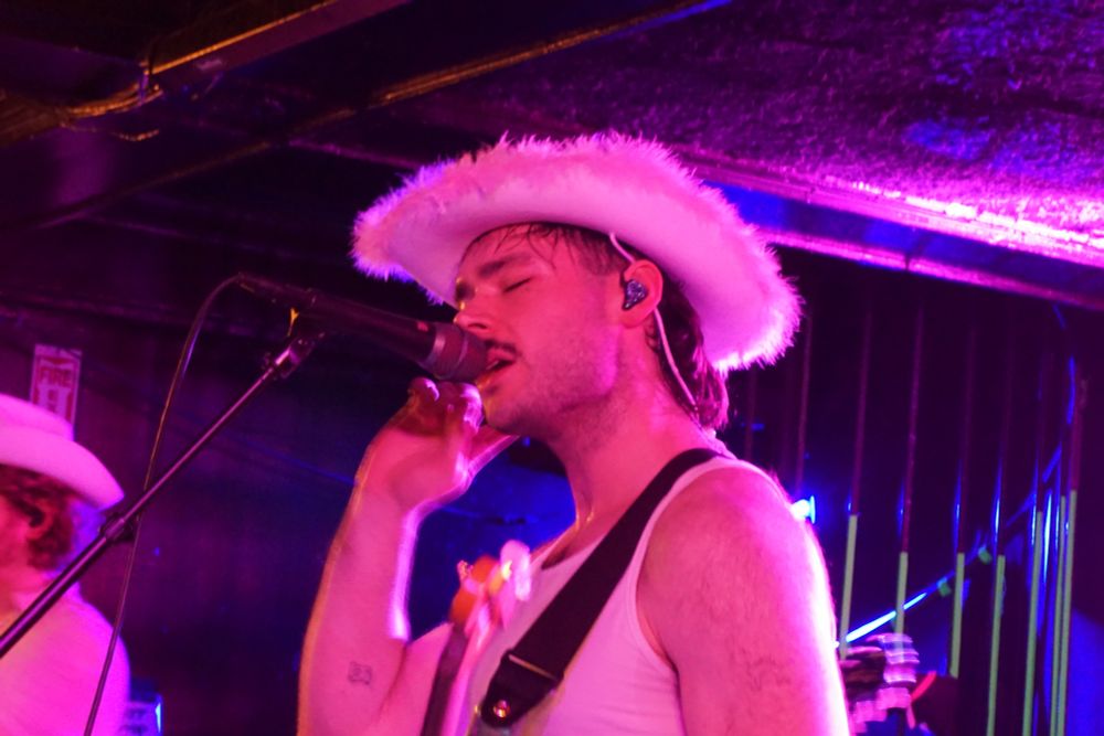 james marriott wearing a cowboy hat