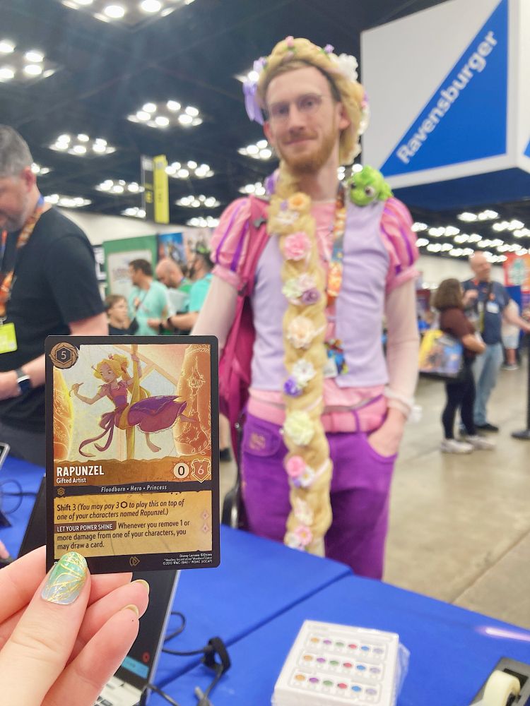 Jacob O. playing as Rapunzel and earning his Rapunzel promo! 