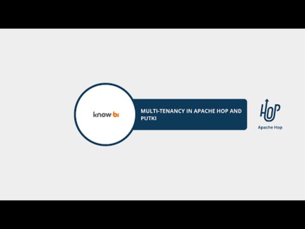 Multi Tenancy in Apache Hop and Putki