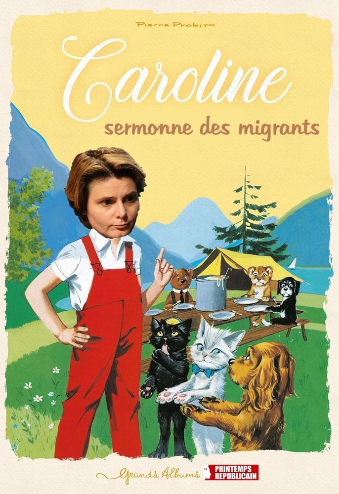 "Caroline sermonne des migrants"