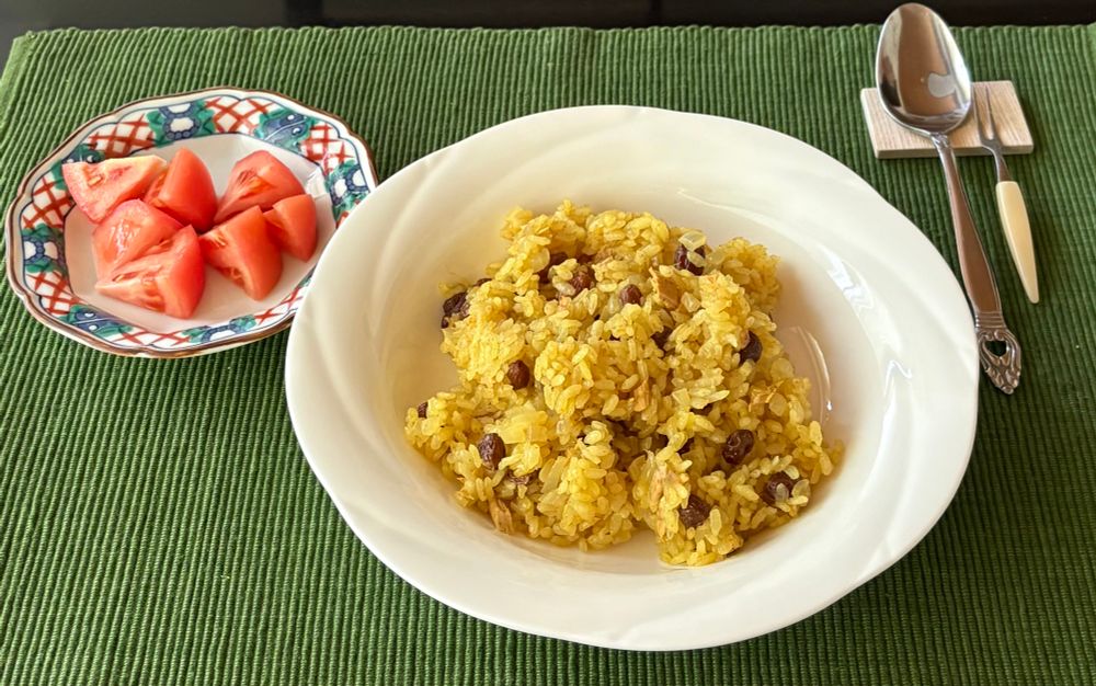 ドライカレー（カレーピラフタイプ）
青空ごはん部、自炊班、青空カレー部