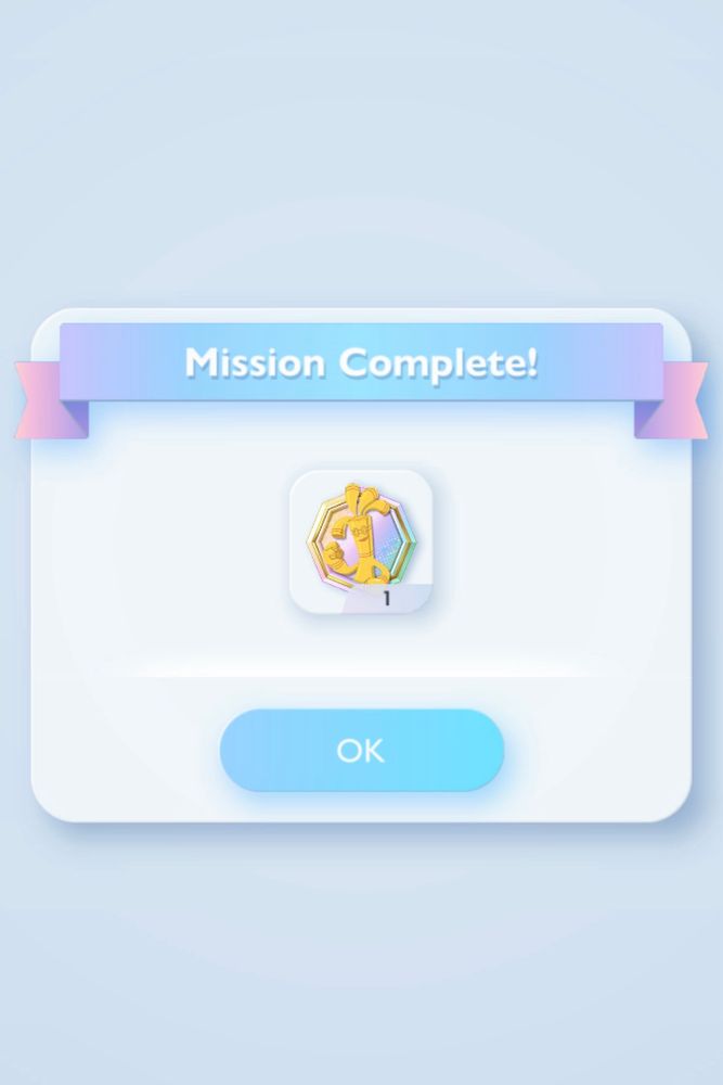 tela de entrega de emblema