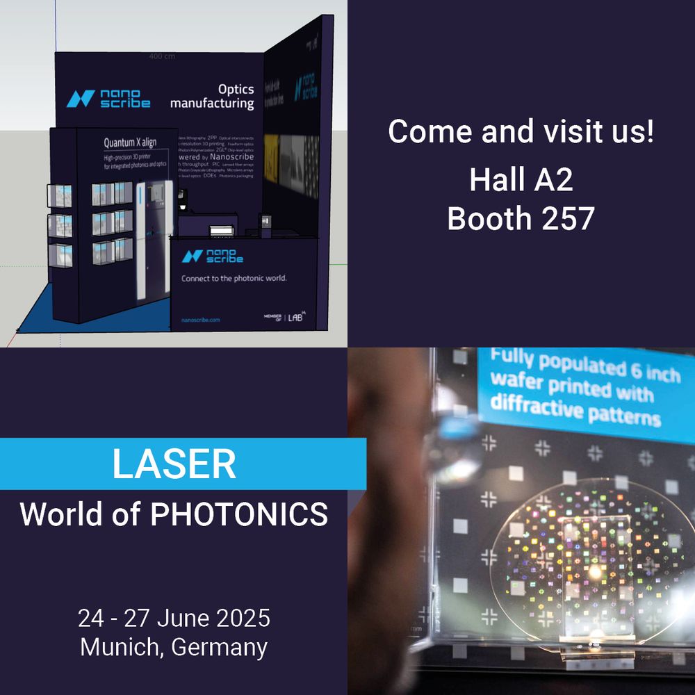 Come and visit us at LASER World of PHOTONICS in Munich, June 24–27! Hall A2, Booth 257