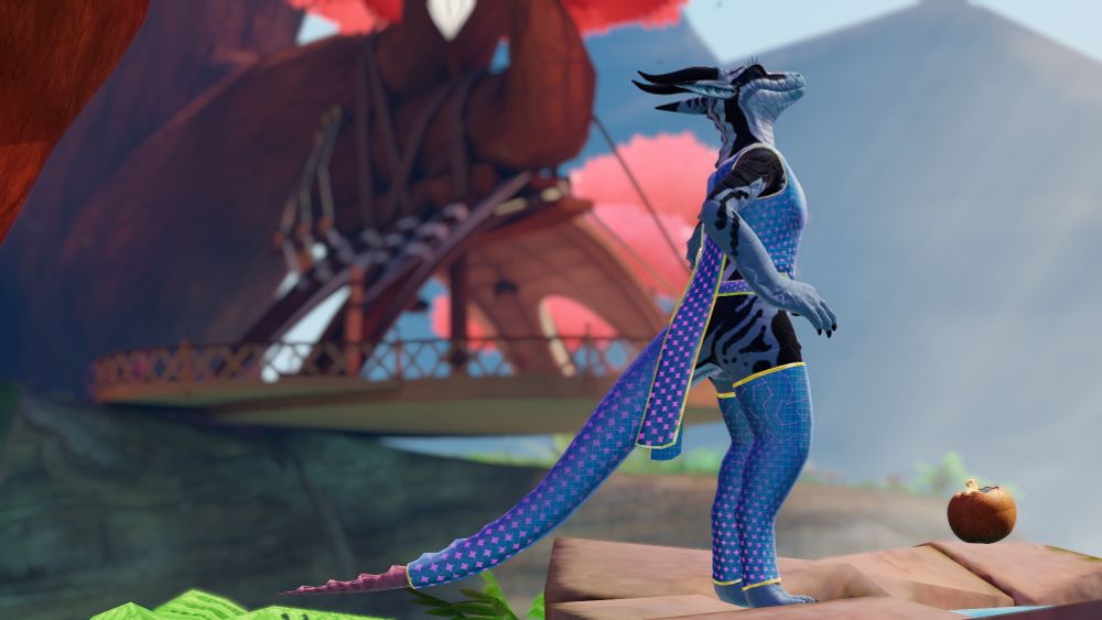 Sandtail Lizard vrchat avatar screenshots showcasing new features, textures and bundled clothing assets by Stripe (2025)