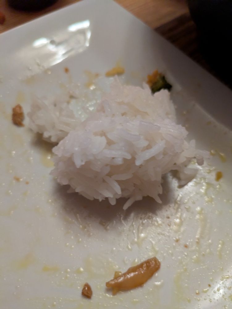 Tablespoon of rice