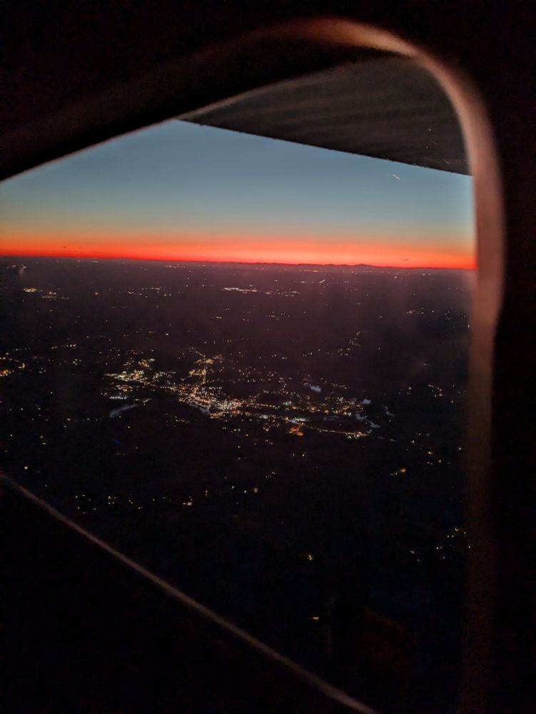 Sunset from the Air