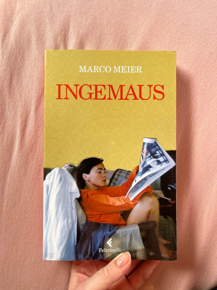Buchcover der italienischen Biografie „Ingemaus“ von Marco Meier über Inge Feltrinelli 