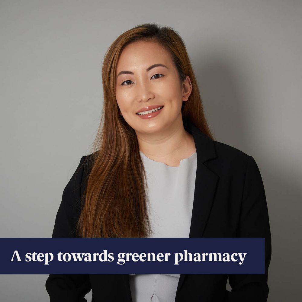 A step towards greener pharmacy
