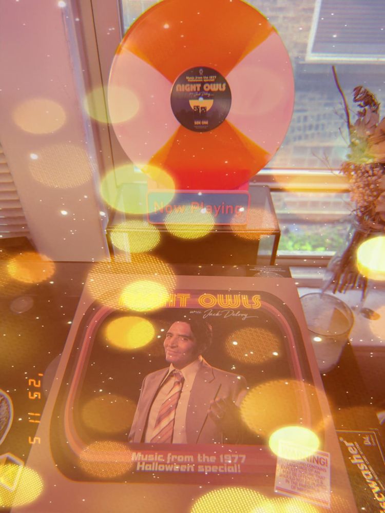 late night with the devil soundtrack on candy corn colored vinyl.