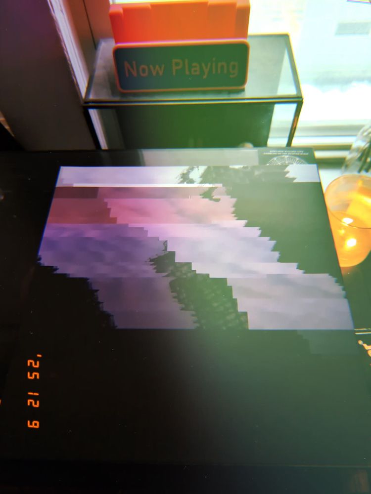 locrian & christoph heemann's self-titled collab album on vinyl.