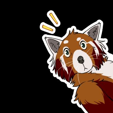 Red panda notices you~