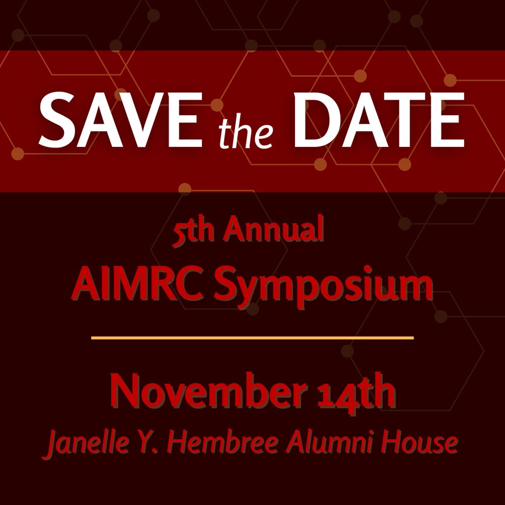 Save the date details for the 5th Annual AIMRC Symposium taking place on November 14th, 2025, at the Janelle Y. Hembree Alumni House. 