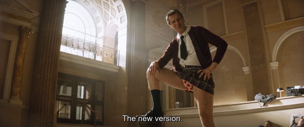 liam neeson in 'naked gun' (2025)