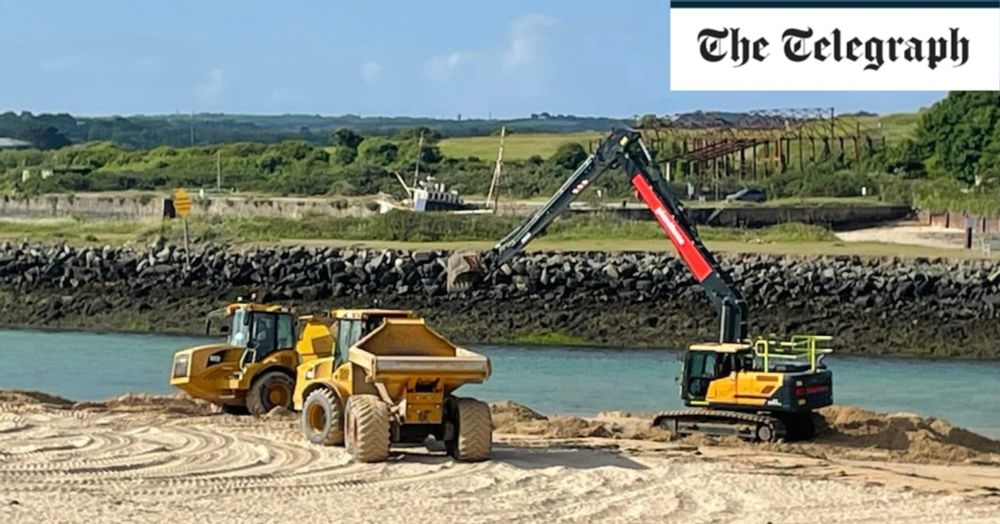 Sand on picturesque Cornwall beach being ‘mined and sold for profit’