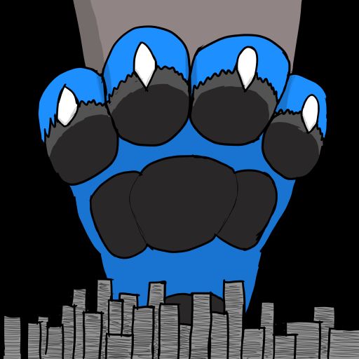 The giant wolf paw looming over your city