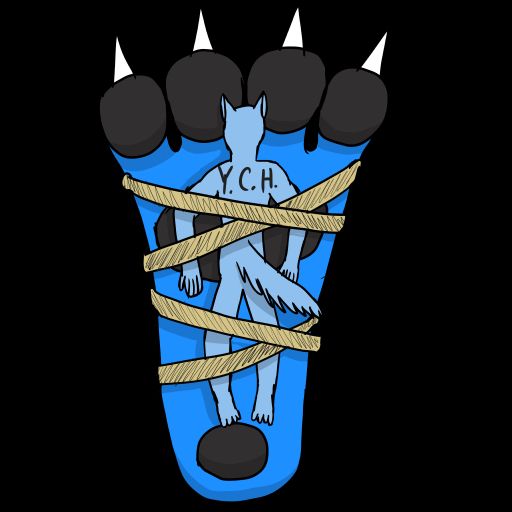 You tied up to a giant wolf paw