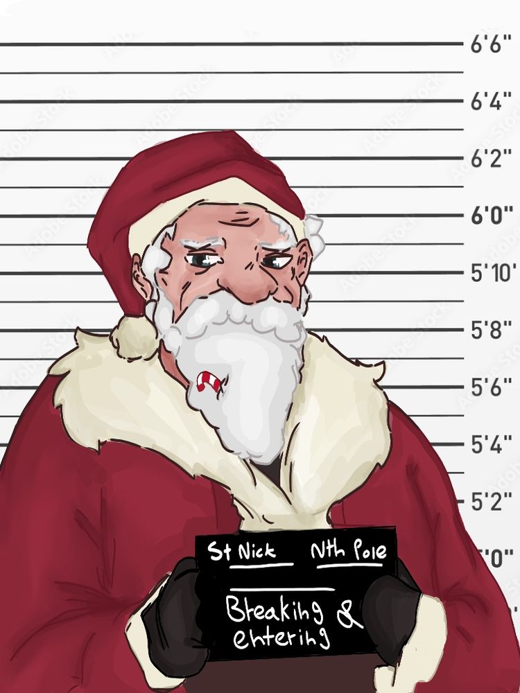 Art I made for a christmas art contest 2 years ago 