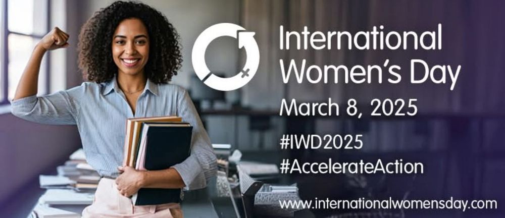 Wishing a happy International Women’s Day to those that hold up half the sky #2025AccelerateAction