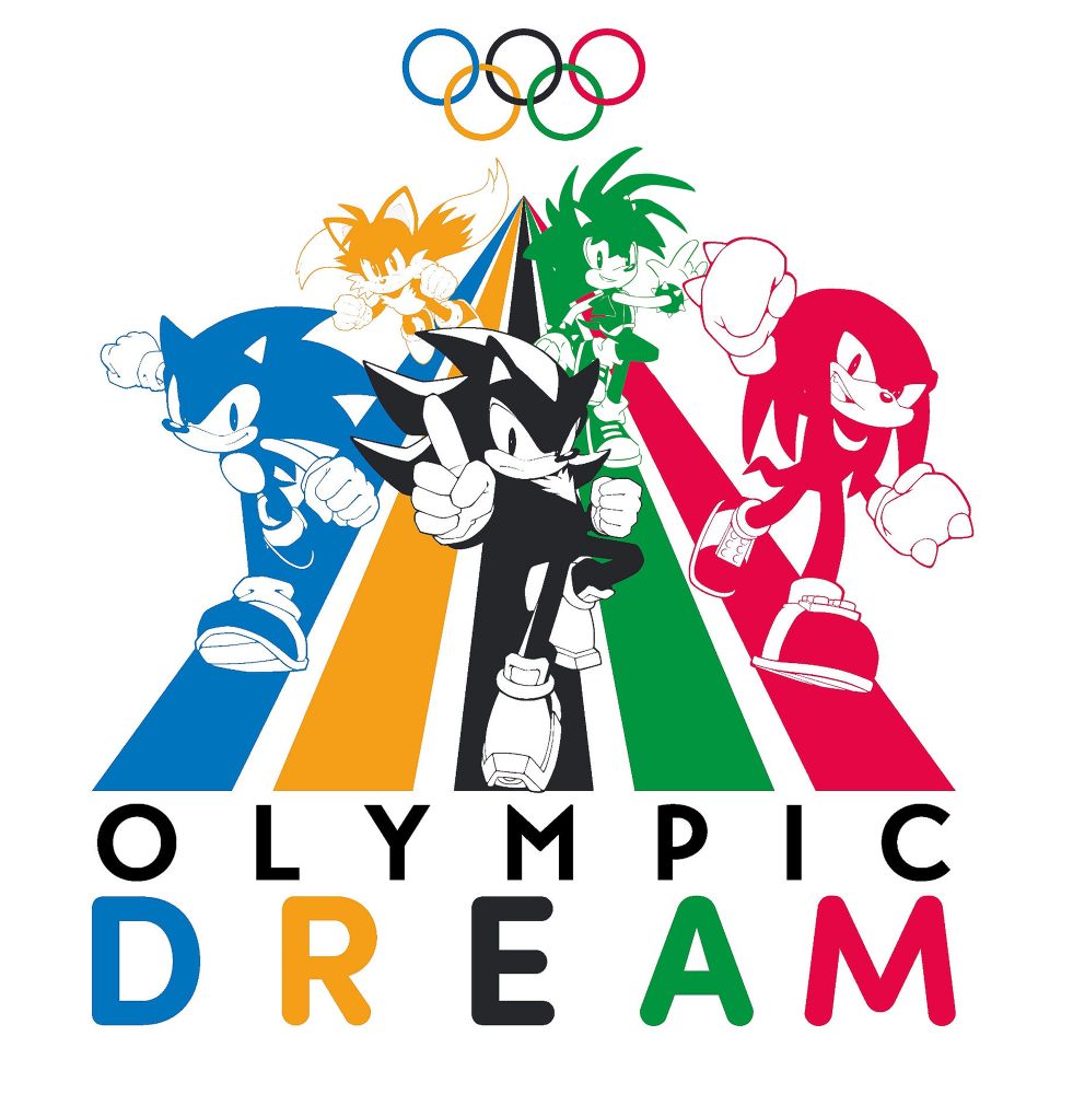 The one of the new Olympic teasers from sega that has had Amy swapped out for Manic the hedgehog