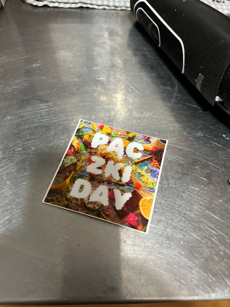 A paczki day sticker 