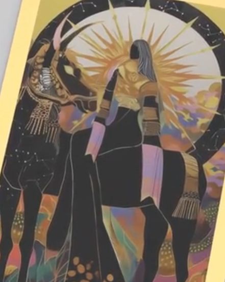 Screenshot d'une des cartes où l'on voit clairement que c'est généra par IA. 