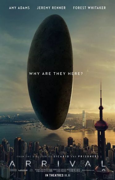 Affiche du film Arrival de Denis Villeneuve