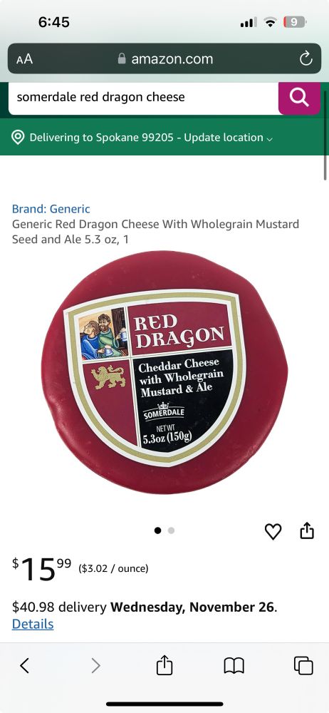 amazon price of cheese; 16 dollar for cheese and 40 dollar delivery